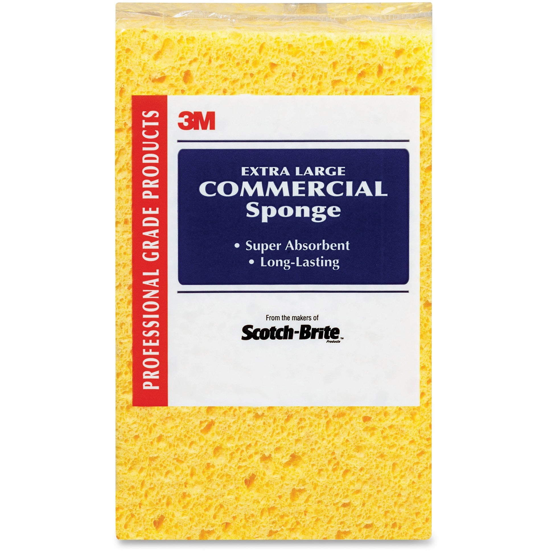 Scotch-Brite Large Commercial Sponge Yellow 07456 - Walmart.com
