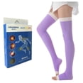thumbnail image 1 of Bas de Sommeil Élastique Haute Pression 420d Médical Ouvert pour Modeler le Mollet Prévenir les Varices Bas de Compression 1 Taille Unique, 1 of 2