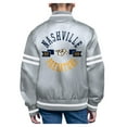 thumbnail image 2 of Youth-Starter  Gray Nashville Predators Printed Logo Satin Varsity Full-Snap Jacket, 2 of 2