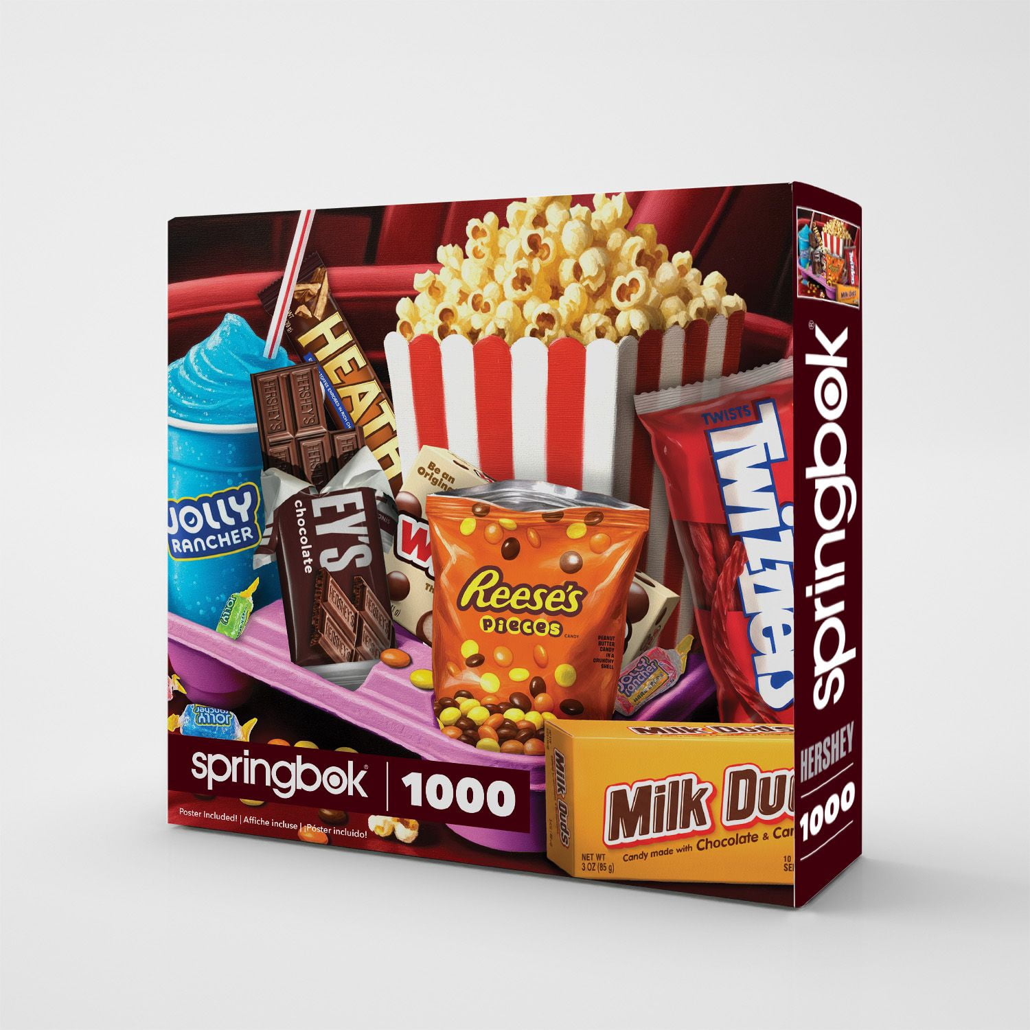 Springbok Hershey's Movie Night Treats 1000 Piece Jigsaw Puzzle for Adults - Poster Now Included
