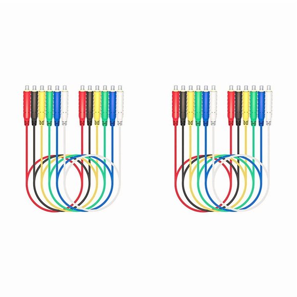 12PCS Magnetic Test Leads Silicone Soft Flexible Jumper Test Wires 30V AC5A 3.3FT Magnetic Test Leads