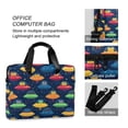 thumbnail image 4 of FORMRS 16" Laptop Bag Carrying Sleeve Case with Handle Travel Shoulder Briefcase, Rainbow Space Cat, 4 of 8