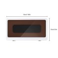 thumbnail image 4 of Phone Case Wall Mounted Touch Screen Self-adhesive Storage Holder Smartphone Box Shell All Covered Sealing Punch-free Smartphone Organizer White, 4 of 7