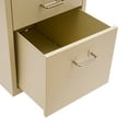 thumbnail image 4 of Fichiouy Metal File Storage Cabinet with Rubber Wheels 5-Drawer Storage Cabinet for Home Office 16" D x 11" W x 27" H, 4 of 16