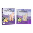 thumbnail image 1 of Mascarilla para pies con jengibre shaofei Caja de 4 pares, 1 of 5