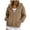 Brown, variant on vigerkar Women's Half Zip Pullover Fleece Hoodie Oversized and Lightweight Long Sleeve Casual Sweatshirt with Cozy Hood (Pink, S)