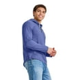 thumbnail image 3 of Hanes Men's Originals Lightweight Hooded Sweatshirt with Henley Collar, Sizes S-3XL, 3 of 6
