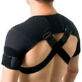 thumbnail image 5 of Double Shoulder Support Brace Strap Wrap Adjustable Shoulder Brace for Rotator Cuff, AC Joint Pain Relief for Women Men, 5 of 9