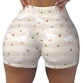 thumbnail image 2 of Lsque Funny Goose1 Pattern High Waisted Biker Shorts for Women-Tummy Control Fitness Athletic Workout Running Yoga Gym Shorts,Moisture-Wicking-Large, 2 of 9