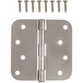 thumbnail image 1 of 4" Satin Nickel 5/8" Radius Butt Hinges, 1 of 2