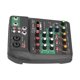 thumbnail image 3 of Mezclador de consola para DJ mini mezclador compatible ABS inalámbrico para estudios de grabación para salas de canto para lugares de entretenimiento, 3 of 8