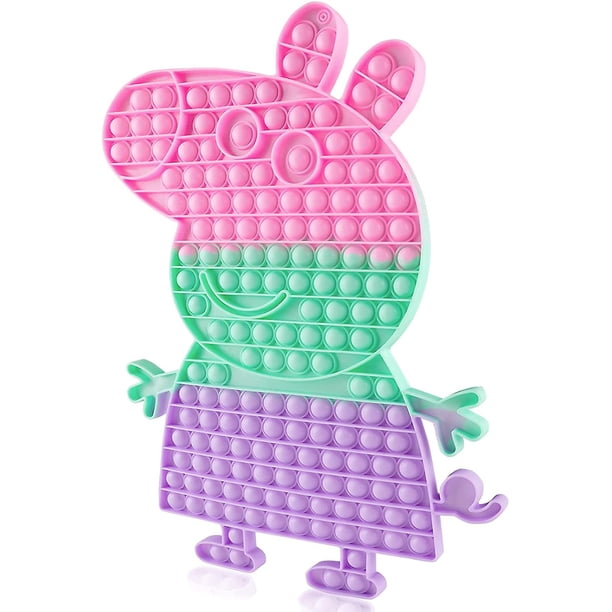 Jumbo Pop Poppers Hard Pop Its Fidget Sensory Toys, Popitsfidgets de burbujas de empuje de gran tamaño, enorme, grande, mega gigante, alivio del estrés, presión de silicona, li