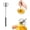 10 inch, variant on Press and Spin Whisk, Semi-Automatic Hand Push Mixer with Fast Rotary Action for Effortless Beating in Home Kitchen Baking