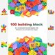 thumbnail image 2 of Bloques de construcción MICHLEY de plástico liso con partículas grandes, 100 unidades, 2 of 8
