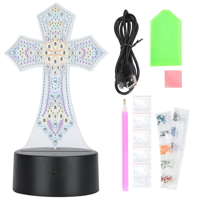 Looking USB Night Light, DIY Painting Lamp, LED 7 Colors Lamp, For Home Decoration Decoration DIY Lovers Office