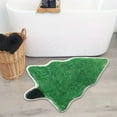 thumbnail image 5 of Honeeladyy Christmas Tree Shaped Bath Rug – Ultra-Absorbent Non-Slip Holiday Floor Mat with PVC Backing for Bathrooms, Entryways, Kitchens, 15.7x23.6 Inches, 5 of 6