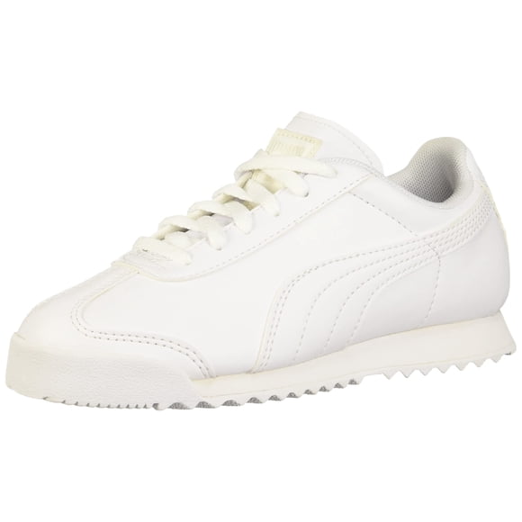 PUMA Boys' Roma Basic PS-K Sneaker, White/Gray Viol, 11 M US Little Kid