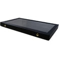 thumbnail image 2 of Black Jewelry Display Buckle Case 2 5/8" w Acrylic Glass Top & Pad, 2 of 10