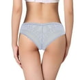 thumbnail image 1 of Gibobby Calzoncillos hipster Calzoncillos Color sólido para mujer, ropa interior, ropa interior, pantalones cortos, ropa casa, lencería, bragas vendaje encaje（Blanco， L), 1 of 5