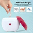 thumbnail image 4 of Denture Clearance, Bradem Automatic Denture Cleaning Case Portable Retainer Cleaner Case Denture Case with Filter Effortlessly Clean and Dentures Braces and Retainers, Denture Cleaner*1, 4 of 9