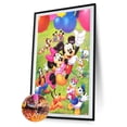 thumbnail image 2 of Cuadros Decorativos Serie de dibujos animados 5D Mickey Mouse y Donald Duck diamante redondo Likrtyny embutido en tela, 2 of 9