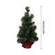 thumbnail image 3 of Árbol Simulado Adornos navideños artificiales en miniatura para decoración del hogar y regalos navideños, 60 cm, rojo, 1 unidad Rkxzt, 3 of 6