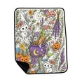 thumbnail image 2 of sruoe Halloween DIY Coloring Throw Blanket, Creative Hand‑Draw Craft, Halloween Home Decor, Halloween Themed Blanket for Sofa Couch Holiday Gathering, 2 of 6