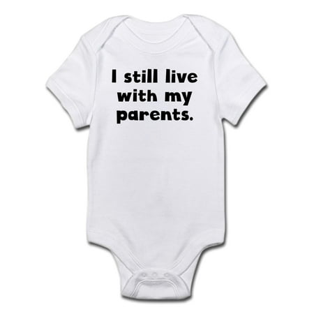 

CafePress - I Still Live With My Parents Body Suit - Baby Light Bodysuit