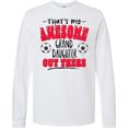 thumbnail image 3 of Inktastic That's My Awesome Granddaughter out There with Soccer Balls Long Sleeve T-Shirt, 3 of 5