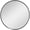 Black, variant on HOMCOM 24" Bathroom Mirror for Wall, Round Mirror for Living Room Bedroom