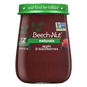 Beech-Nut Naturals Stage 2, Apple & Blackberries Baby Food, 4 oz Jar