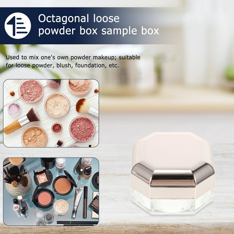 Loose Powder Container Face Travel Powder Container with Sifter