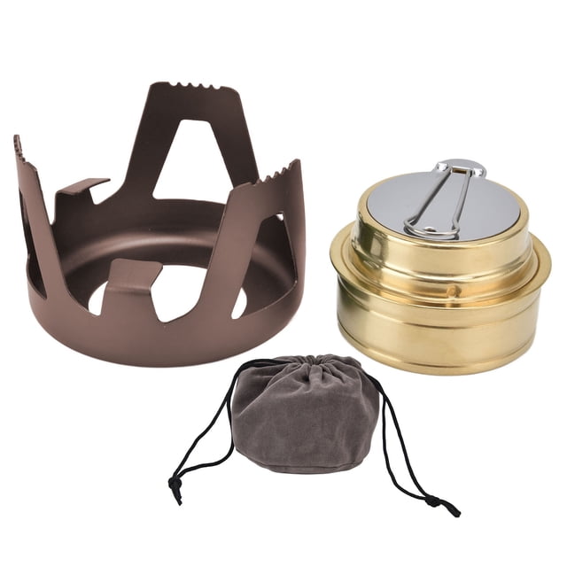 Réchaud de Camping, Réchaud de Camping Coupe-Vent Vaporisable Petit Réchaud de Camping de Qualité Professionnelle