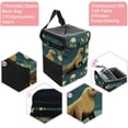 thumbnail image 2 of Sea Lion Foldable Mini Car Trash Can with Lid and Leak-Proof Hanging Storage Bag, 2 of 6
