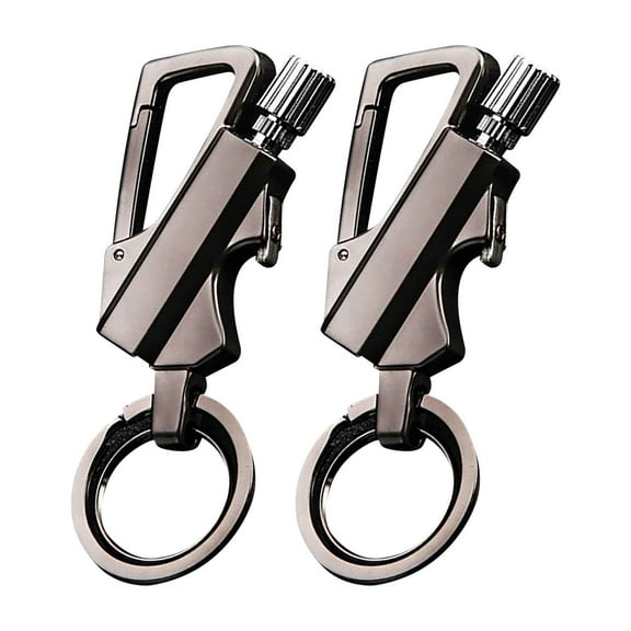 ElainilyeEternal Match Keychain Lighter, Reusable Strike Lighter, Portable Fire Starter for Camping, Hiking, and Survival