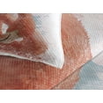 thumbnail image 3 of Ambesonne Flamingo Quilted Coverlet 3 Pcs, Exotic Bird Watercolor, King Size, Orange White, 3 of 4