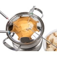 thumbnail image 4 of HomeCraft Stainless Steel Fondue Set, 8-Cup Electric Fondue Pot with 8 Color-Coded Dipping Forks, 4 of 11