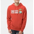 thumbnail image 2 of Wild Bobby Good Vibes High Tides Streetwear Unisex Pigment Dyed Hooded Sweatshirt, 2 of 5