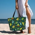 thumbnail image 3 of Wukai Sport Monster Print Zipper Bag,large Beach Tote Bag,Waterproof Sandproof Bag,Grocery and Picnic Tote Travel Bag, 3 of 5
