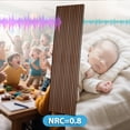 thumbnail image 5 of Art3dwallpanel 2PCS 95.7''x24'' Wood Slat Acoustic Panels, MDF 3D Decorative Wall Paneling,Walnut,31.9 sq.ft., 5 of 9