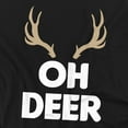 thumbnail image 2 of Generic: Christmas T-Shirt Oh Deer It'S Christmas Unisex Graphic Tee For Men & Women, 2 of 7