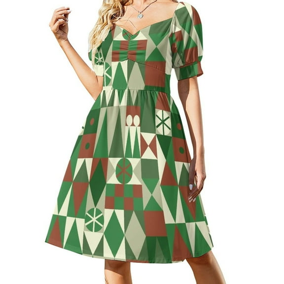 Mary Blair Christmas Sleeveless Dress Wom's summer long dress summer wom's dress023