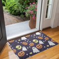 thumbnail image 2 of Halloween Ghost & Pumpkin Pattern Door Rugs,Washable Non Slip Door Mats Indoor,Decorative Door Mats,Entry Mat Indoor for Entrance,Bedroom,Kitchen,Bathroom,17"x30", 2 of 6