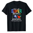 thumbnail image 1 of AALJY Not All Super Heroes Wear Capes Paraprofessional Apparel T-Shirt, 1 of 5