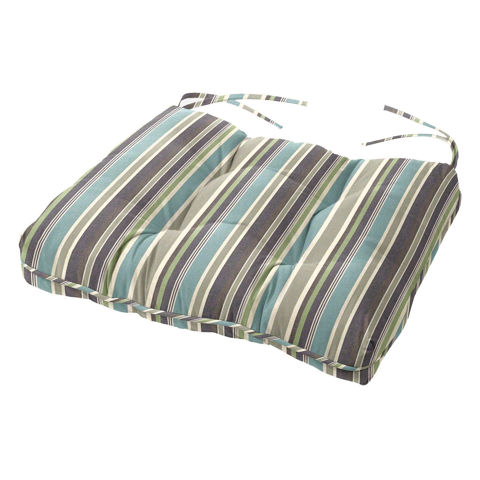 Cushion Source 22.5 x 22 in. Striped Sunbrella Chair Cushion