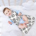 Salouo Black Squirrel Print Baby Sleep Sack Wearable Blanket for Babies