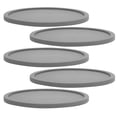 thumbnail image 4 of MLINS 5Pcs Heat-Resistant Silicone Cup Pads for Table Dark Grey for Household, 4 of 8