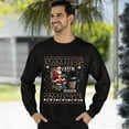 thumbnail image 3 of Christmas Sweatshirt, Catch of the Season Funny Santa Fishing Christmas Sweatshirt, Festive Angler Ugly Holiday Sweatshirt, Unique Fishermen & Outdoorsman Gift, 3 of 5