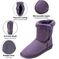 thumbnail image 5 of Alpine Swiss Mindy Women’s Winter Boots | Short Faux Shearling Boot | Warm Comfortable Micro Suede | Anti-Slip Sole | Stylish Fall & Winter Footwear, 5 of 8