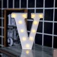 thumbnail image 1 of Letras Luminosas Led PANEL DECORATIVO Lampara Decorativa LETRA V 22cm, 1 of 2